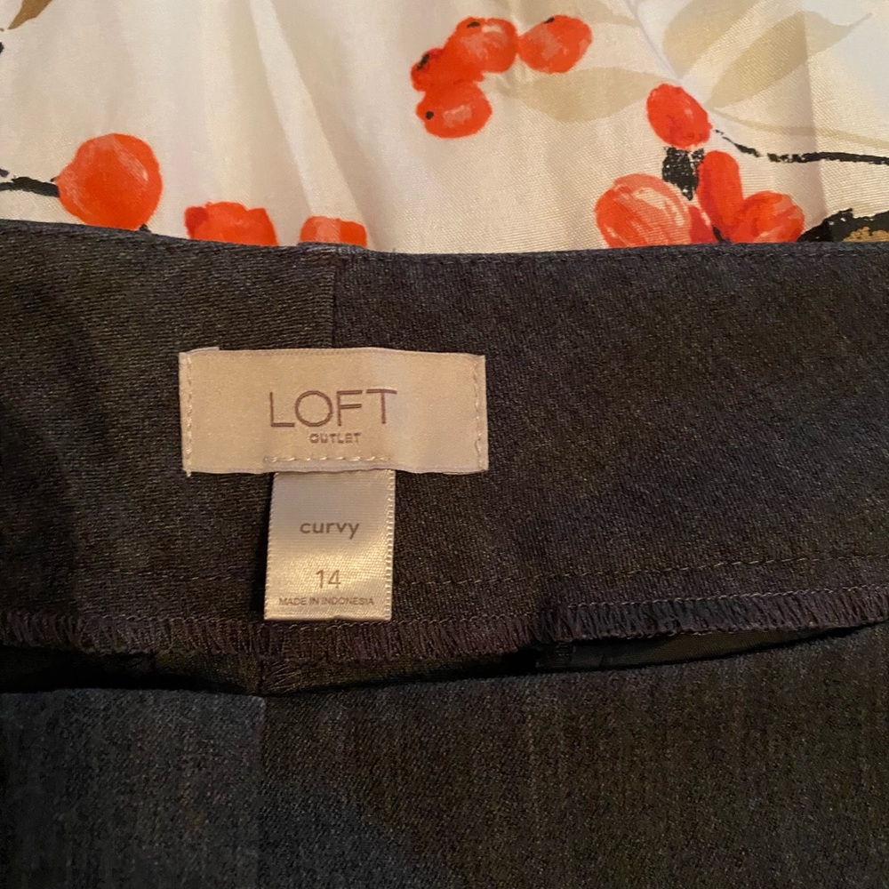 Gray Loft dress pants